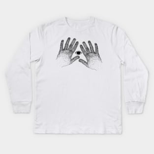 Hands Kids Long Sleeve T-Shirt